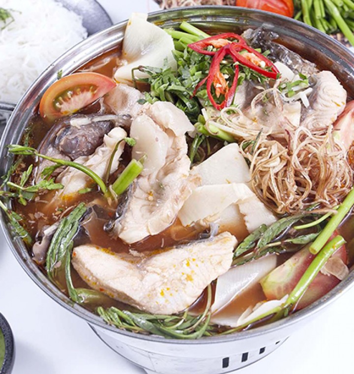 Lẩu cá bốp nấu chua