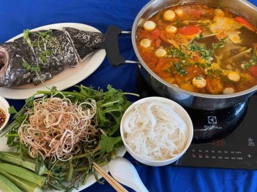 Lẩu cá bống mú