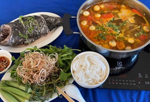 Lẩu cá bống mú