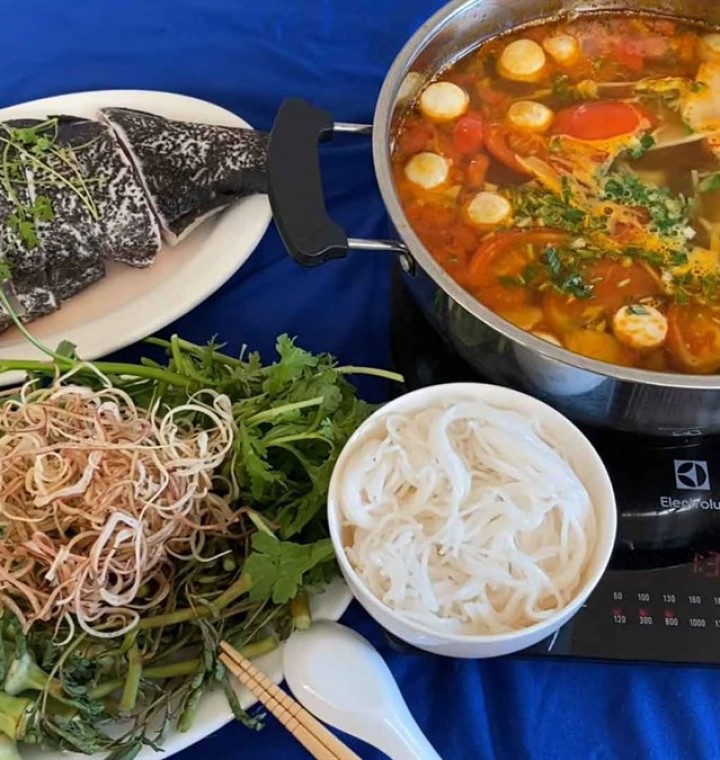 Lẩu cá bống mú